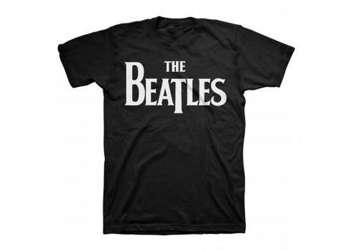 The Beatles（ビートルズ）公式 シンプルロゴTシャツ 黒