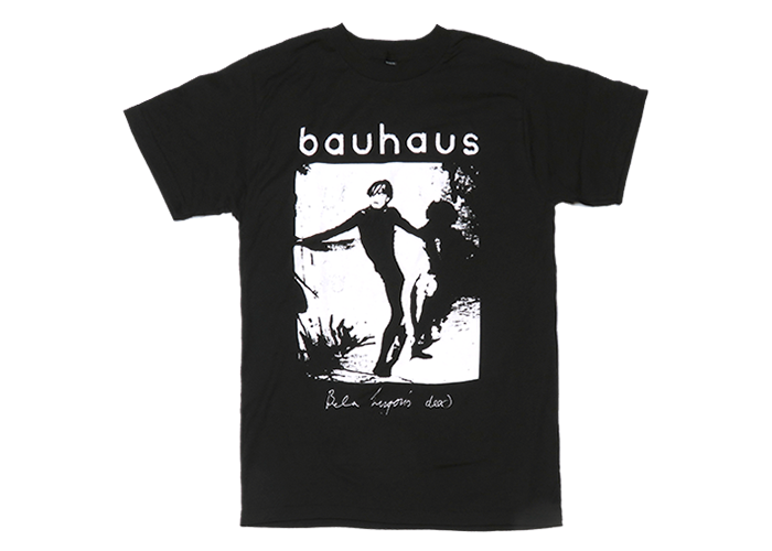 Bauhaus（バウハウス） Bela Lugosi's Dead （ベラ・ルゴシの死） 裏ジャケット デザインＴシャツ 黒