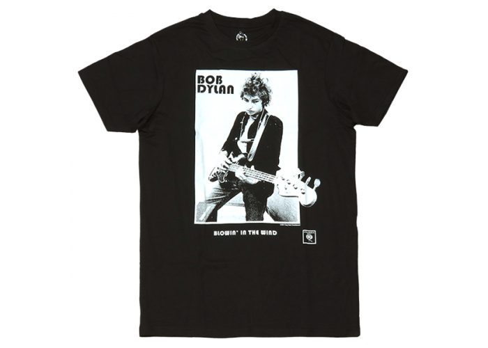 Bob Dylan（ボブ・ディラン）「風に吹かれて（Blowin' in the Wind）」フォト・デザインTシャツ
