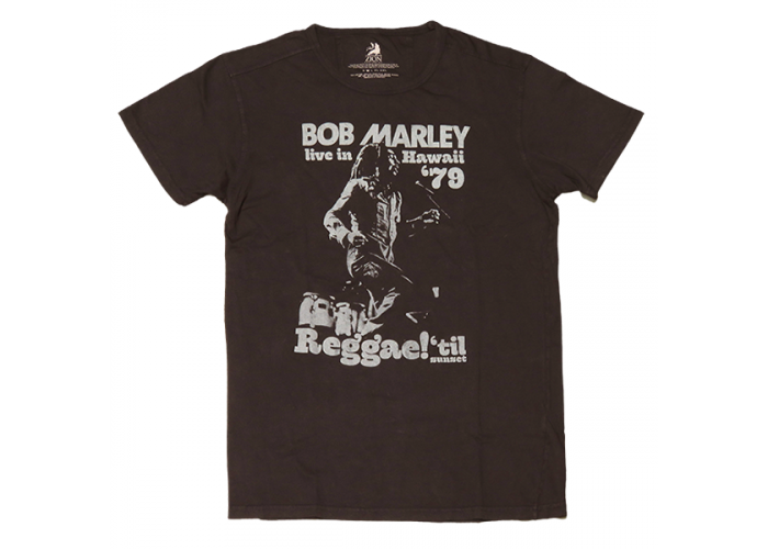 Bob Marley（ボブ・マーリー）Live in Hawaii フライヤー・デザインTシャツ レゲエ