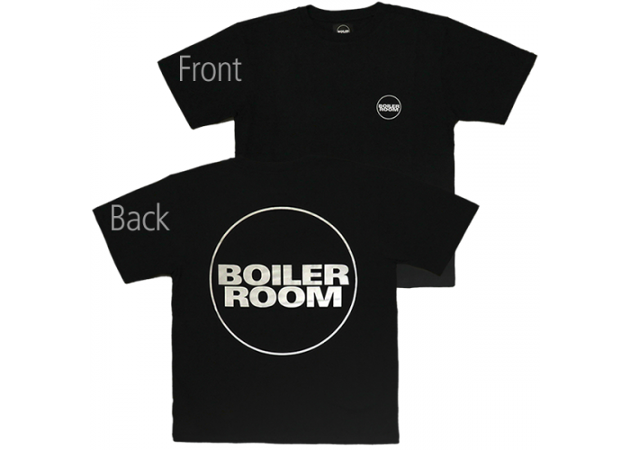 ビートボム | Boiler Room（ボイラー・ルーム）ハウス/テクノ UK クラブDJ 両面 反射ロゴTシャツ 特別仕様