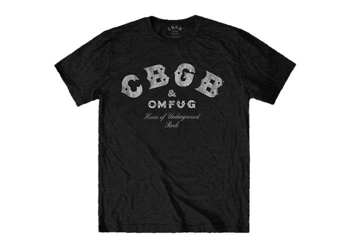 CBGB（シービージービー） Tシャツ ベーシックロゴ （かすれロゴ）#3