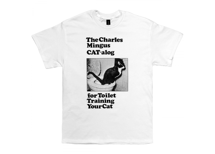 Charles Mingus（チャールズ・ミンガス）“猫のトイレ・トレーニング” カタログTシャツ ネコ ジャズ