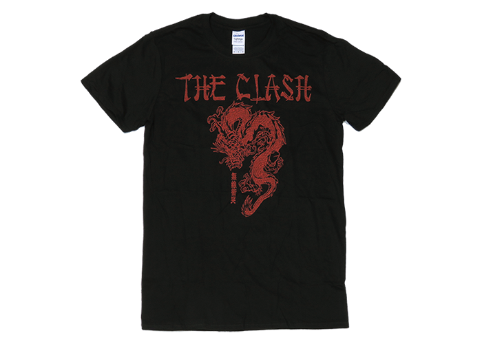 The Clash（クラッシュ）赤ドラゴン「無線衝突」Ｔシャツ