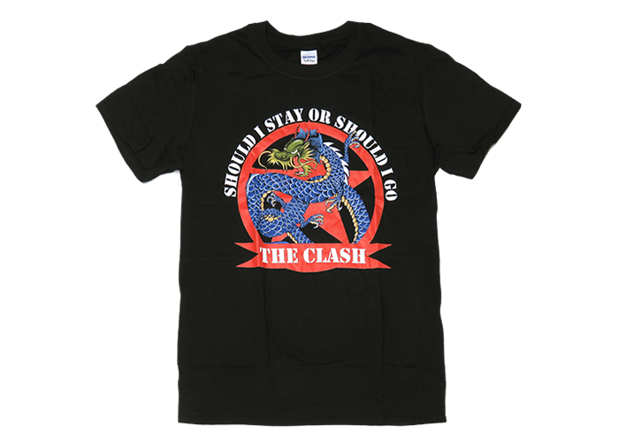 The Clash（クラッシュ）Should I Stay Or Should I Go ドラゴン Ｔシャツ