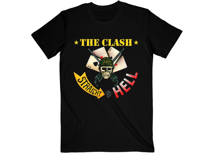 The Clash（ザ・クラッシュ） Straight To Hell パンクロック バンドTシャツ