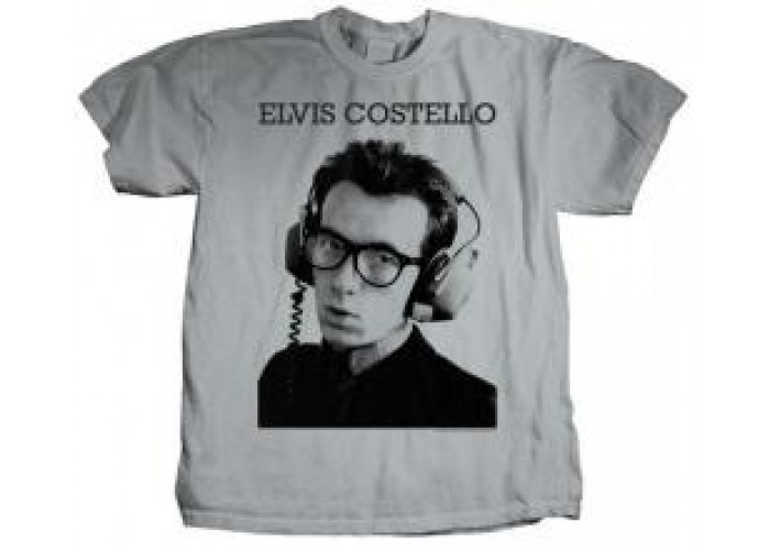 Elvis Costello（エルヴィス・コステロ） ヘッドフォン ロックTシャツ #3
