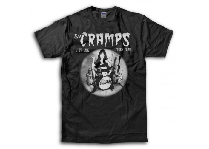 The Cramps（クランプス） Stay Sick Turn Blue パンクロック バンドTシャツ