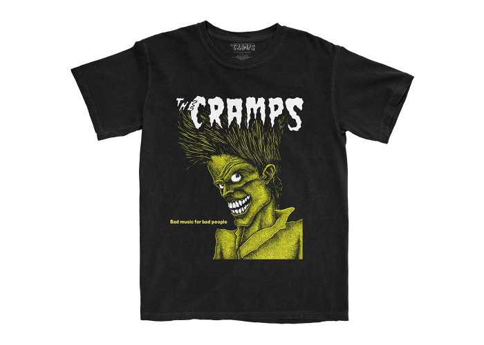 The Cramps（クランプス） バンドTシャツ #3 Bad Music For Bad People ブラック