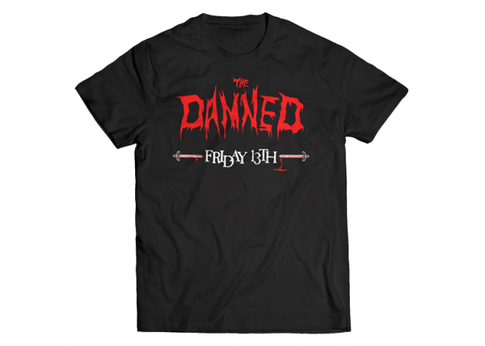 The Damned （ザ・ダムド）『Friday 13th』 ジャケット・デザイン Tシャツ UKパンク 限定版！廃番
