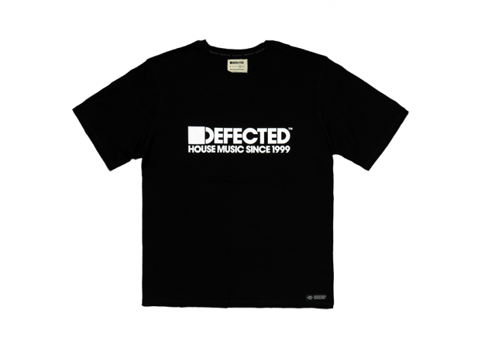 Defected Records（ディフェクテッド）ディープハウス クラブDJ ロゴTシャツ ブラック