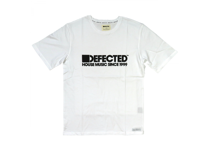 Defected Records（ディフェクテッド）ディープハウス クラブDJ ロゴTシャツ ホワイト
