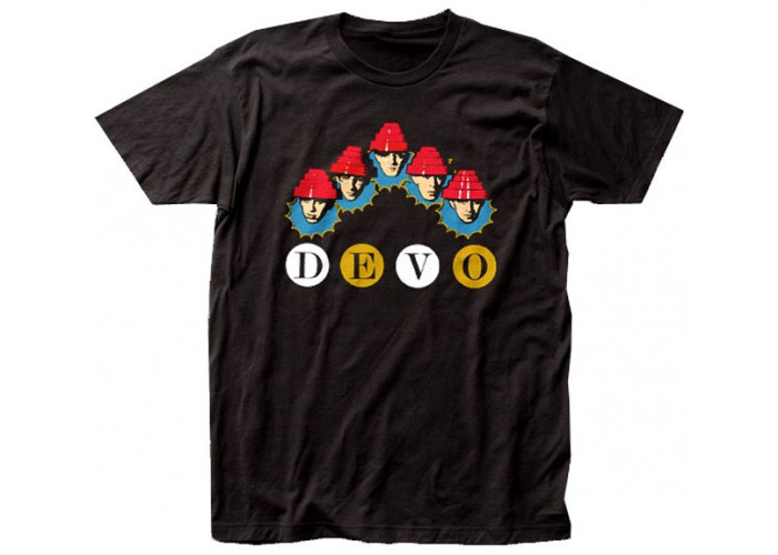 DEVO（ディーヴォ） "WHIP IT HEADS"  欲望心理学 デザイン・バンドTシャツ 廃番希少品 デッドストック