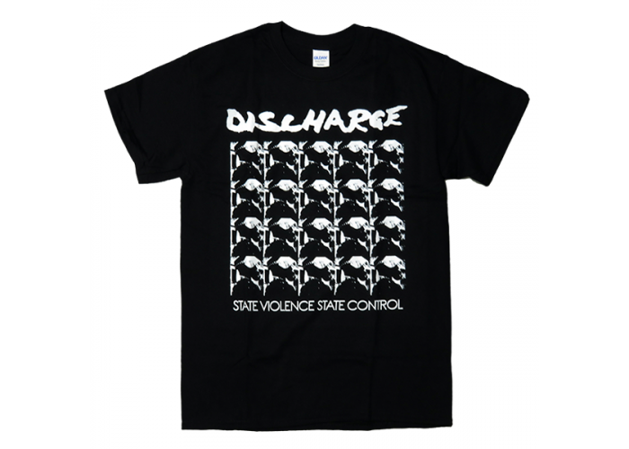 Discharge（ディスチャージ）EP『State Violence State Control』ジャケット・デザインTシャツ