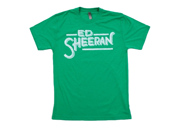 Ed Sheeran（エド・シーラン） シンプルロゴ ロックTシャツ #3