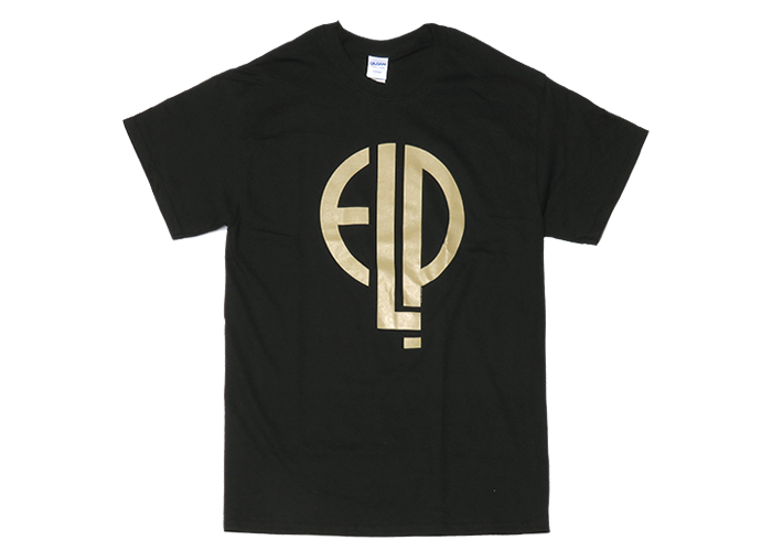 Emerson, LAKE & PALMER（ELP：エマーソン・レイク・アンド・パーマー）“High Voltage” ロゴTシャツ