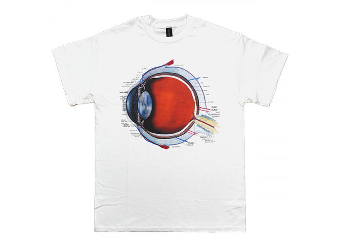Nirvana カート・コバーン着用 眼球解剖図Tシャツ 90sヴィンテージ復刻 Eye 目玉 レアデザイン