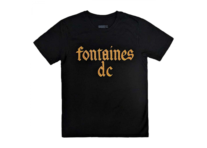 Fontaines D.C.（フォンテインズ DC）バンドロゴTシャツ
