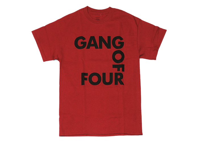 Gang Of Four（ギャング・オブ・フォー）デビューEP ジャケット・デザイン ロゴ バンドTシャツ ポストパンク 廃版 デッドストック