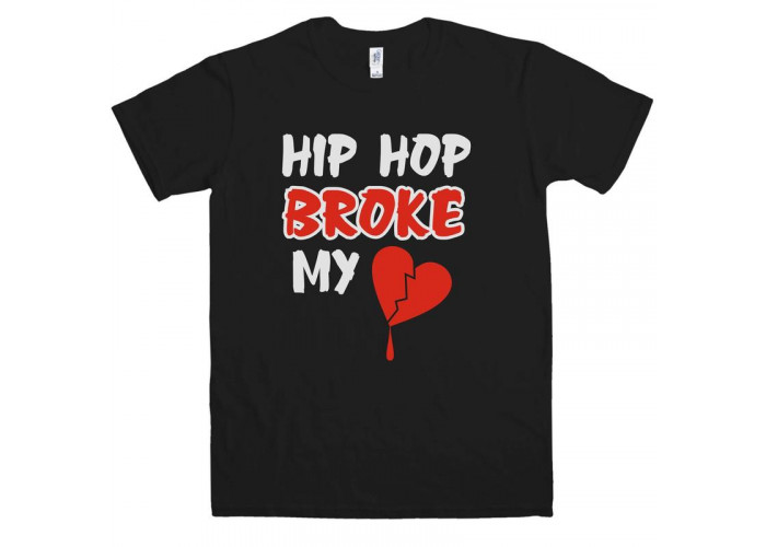 The Game（ザ・ゲーム）着用 Hip Hop Broke My Heart 復刻デザイン ヒップホップTシャツ