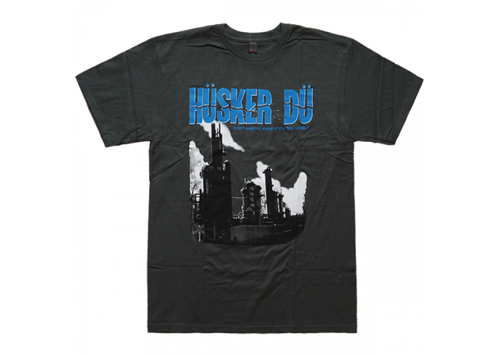 Hüsker Dü / Husker Du（ハスカー・ドゥ）Don't Want To Know If You Are Lonely バンドTシャツ チャコール 廃番 デッドストック