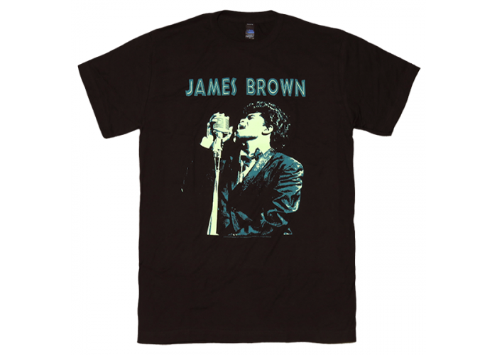James Brown（ジェームス・ブラウン）“ファンクの帝王”  “SINGING” ソウル ファンク Tシャツ