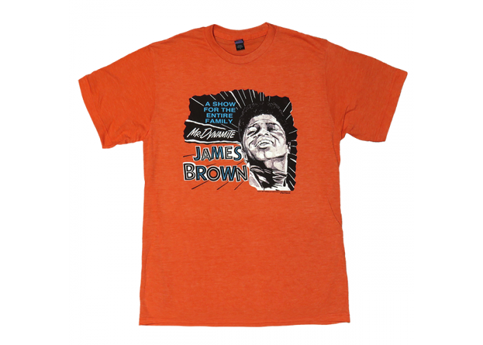 James Brown（ジェームス・ブラウン）ファンクの帝王 "Mr. Dynamite" ソウル ファンク Tシャツ