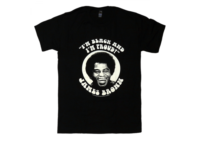 James Brown（ジェームス・ブラウン）ファンクの帝王 "I'm Black and I'm Proud" ソウル ファンク Tシャツ