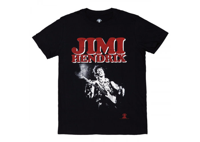 Jimi Hendrix（ジミ・ヘンドリックス）モントレー レッド・ロゴ・バンドTシャツ