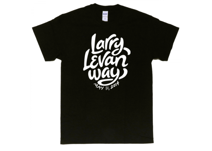 Larry Levan Way（ラリー・レヴァン・ウェイ） ロゴ ハウスDJ／ガラージTシャツ 2XL～5XL ラージサイズ取寄せ商品