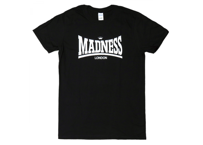 Madness （マッドネス） MADSDALE Lonsdale （ロンズデール）風ロゴ SKA 2トーンロック Tシャツ ブラック #3