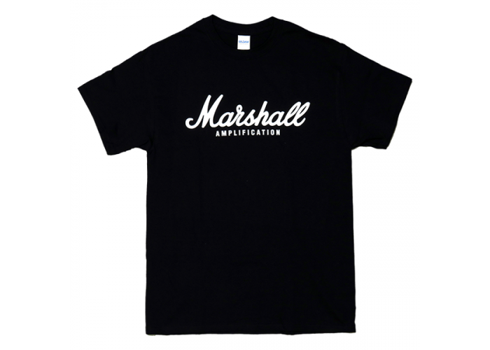 Marshall（マーシャル） アンプ スピーカー ロック・ライブ ロゴTシャツ ブラック