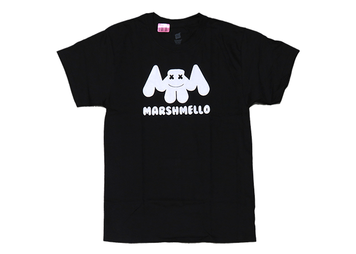 Marshmello（マシュメロ）EDM トラップ ダンス クラブ ロゴＴシャツ #1