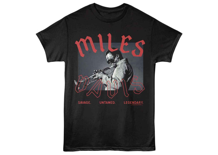 Miles Davis（マイルス・デイヴィス）Untamed Legendary ジャズTシャツ 