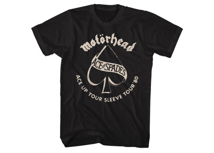 Motorhead（モーターヘッド）Ace of Spades 1980年ツアーTシャツ 復刻