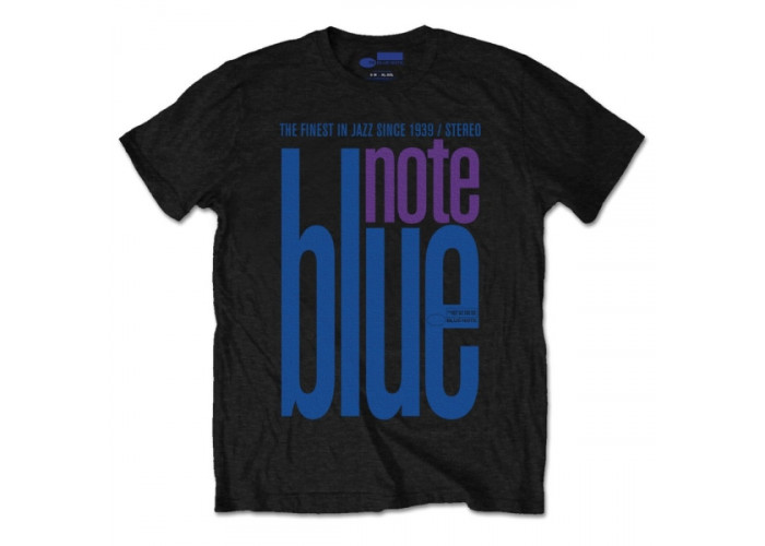 BLUE NOTE（ブルーノート）公式 Midnight Blueデザインロゴ ジャズTシャツ