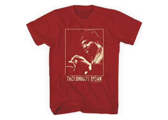 Thelonious Monk（セロニアス・モンク） ジム・マーシャル ポートレイト ジャズTシャツ #1