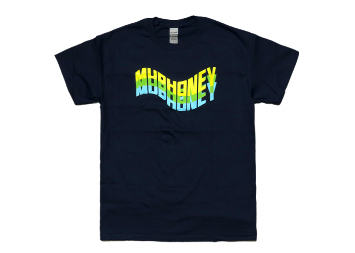 Mudhoney （マッドハニー） 3連 バンドロゴ Tシャツ ネイビー マーク・アーム