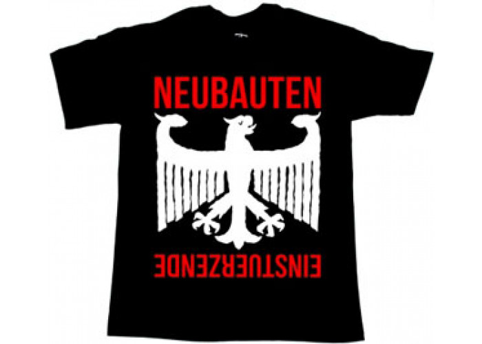 Einstürzende Neubauten（アインシュテュルツェンデ・ノイバウテン） イーグルロゴ バンドTシャツ ブラック #2