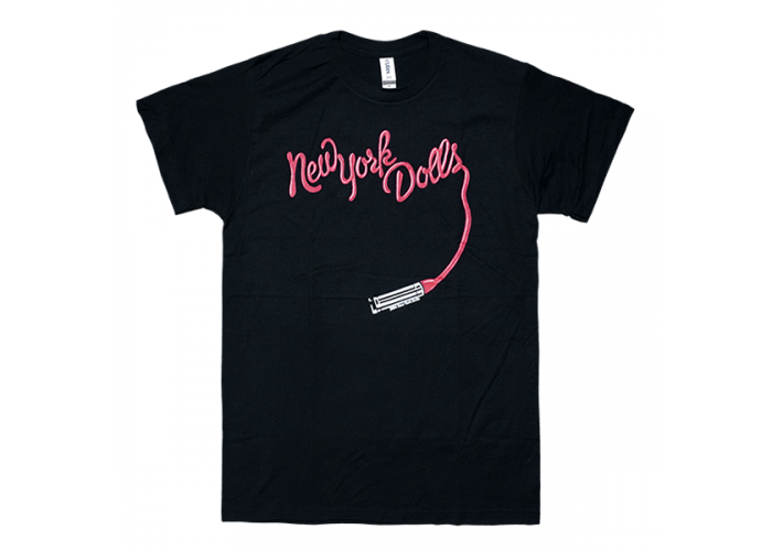 New York Dolls（ニューヨーク・ドールズ）口紅ロゴ バンドTシャツ リップ 定番
