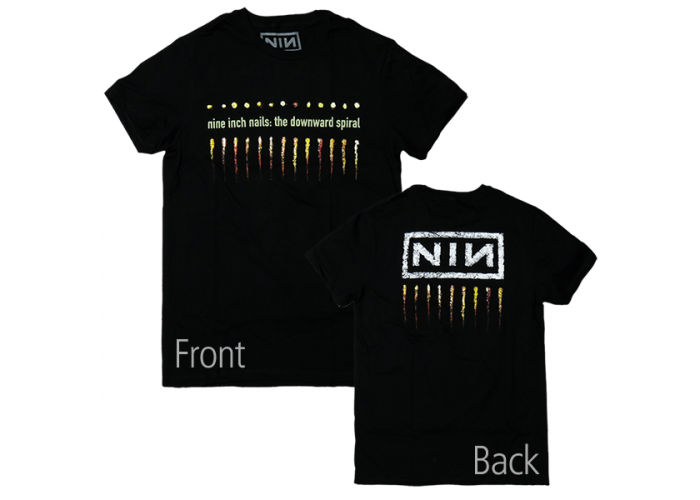 Nine Inch Nails （ナイン・インチ・ネイルズ） 『The Downward Spiral』 インナー・デザイン Tシャツ 両面プリント
