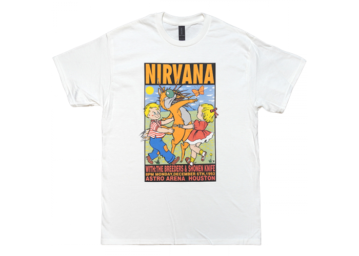Nirvana（ニルヴァーナ）Frank Kozik ポスターTシャツ コジック カート・コバーン 少年ナイフ グランジアート