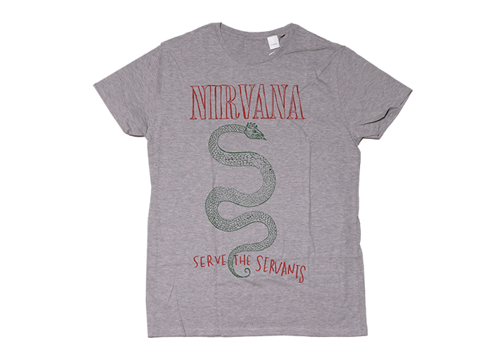 Nirvana（ニルヴァーナ） バンドTシャツ Serve The Servants クラウンド・サーペント