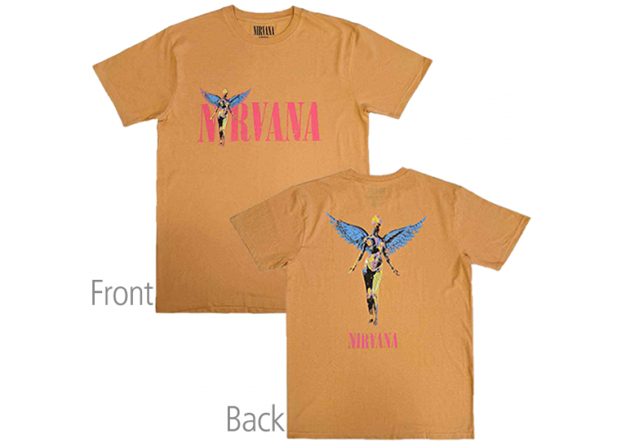NIRVANA（ニルヴァーナ） IN UTERO（イン・ユーテロ） バンドTシャツ #3 両面プリント