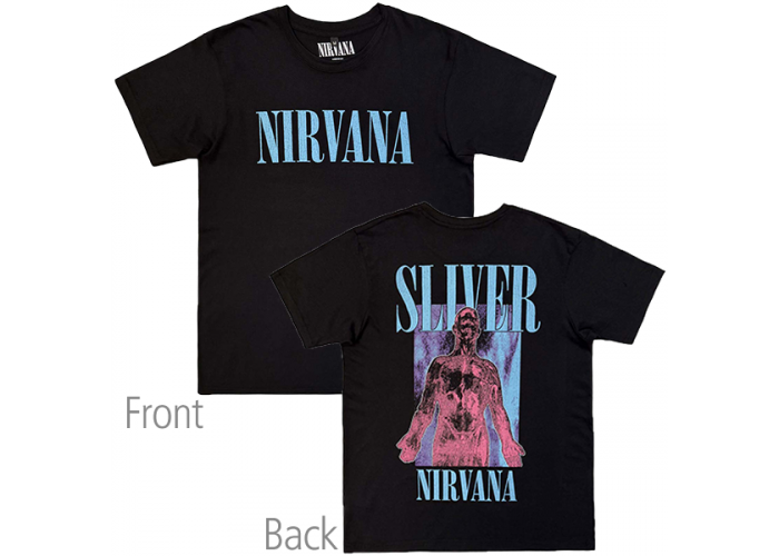 Nirvana（ニルヴァーナ） SLIVER スリヴァー デザイン・バンドTシャツ PC#4 両面プリント グランジ