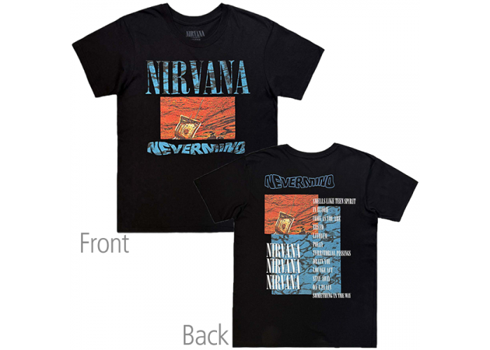Nirvana（ニルヴァーナ） Nevermind ドル札 デザイン・バンドTシャツ #3 両面プリント グランジ