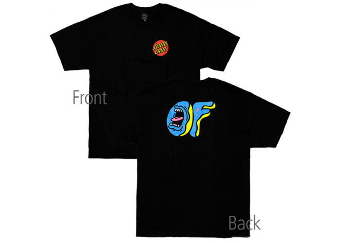 Odd Future（オッド・フューチャー） x Santa Cruz（サンタ・クルーズ）コラボTシャツ #3 両面 ブラック