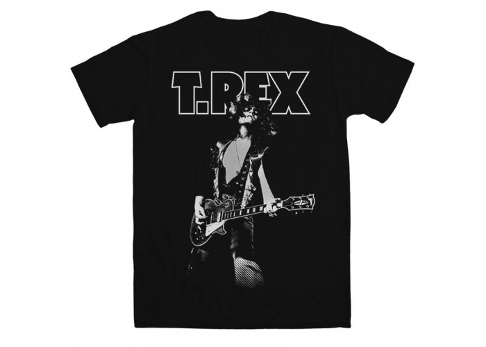 T.REX （T.レックス） モノクロ・フォト グラムロック バンドTシャツ #3