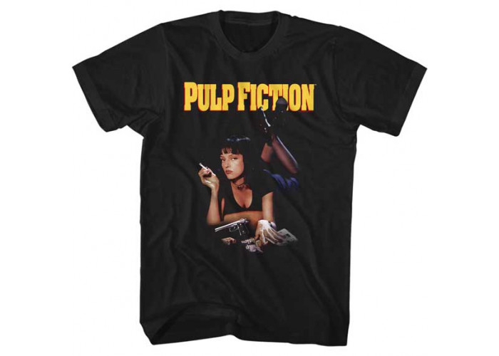 タランティーノ Pulp Fiction（パルプ・フィクション）ユマ・サーマン カルト映画Tシャツ