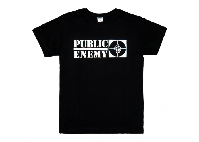 Public Enemy （パブリック・エナミー） CROSSHAIRS LOGO ヒップホップ ロゴTシャツ